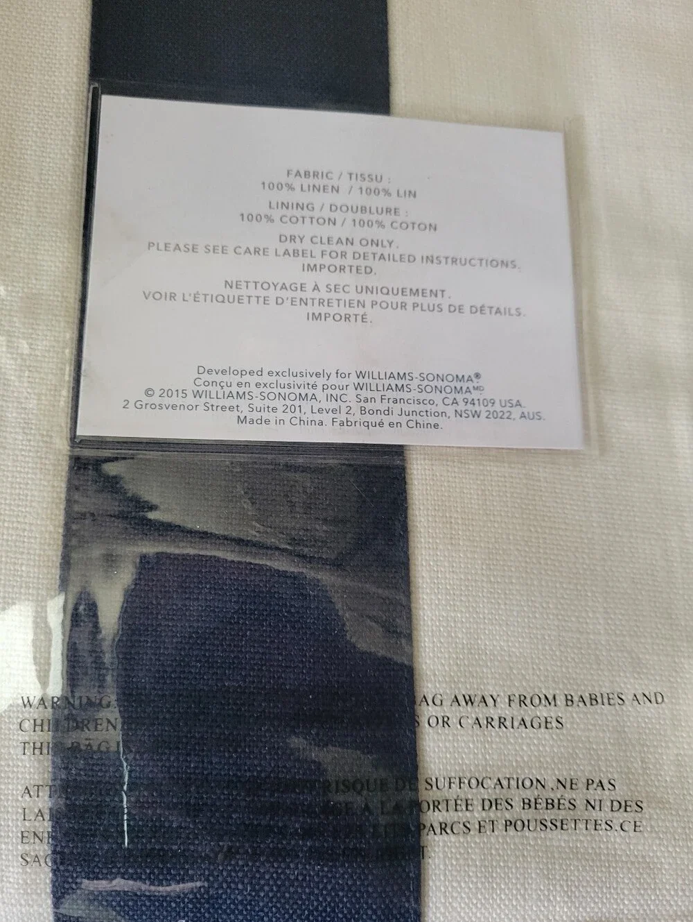 new Williams Sonoma Linen drapes window panels 96